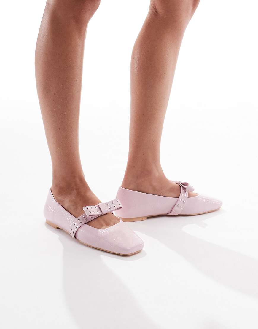 Glamorous - Ballerinas in Rosa mit Schleifendetail Glamorous - Ballerinas in Rosa mit Schleifendetail von Glamorous