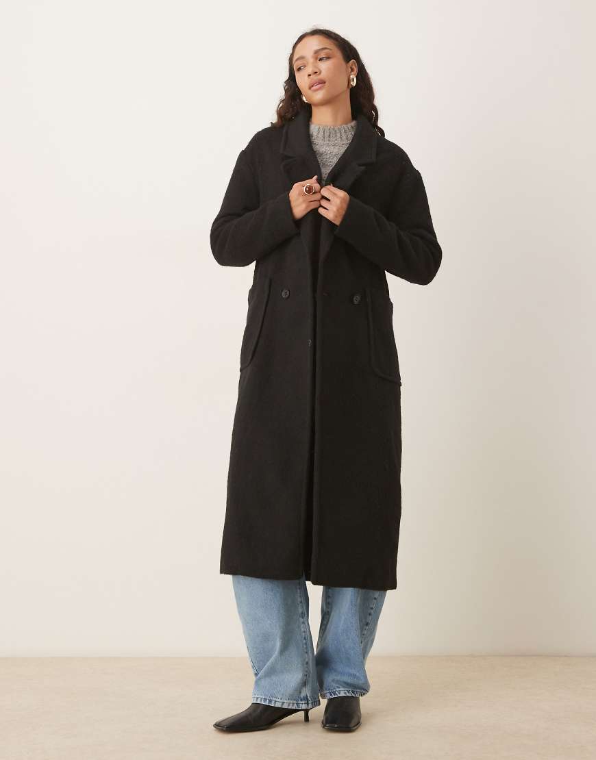 Glamorous - Eleganter Oversize-Mantel in Schwarz von Glamorous