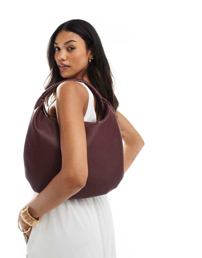 Glamorous - Große Schultertasche in Burgunderrot von Glamorous