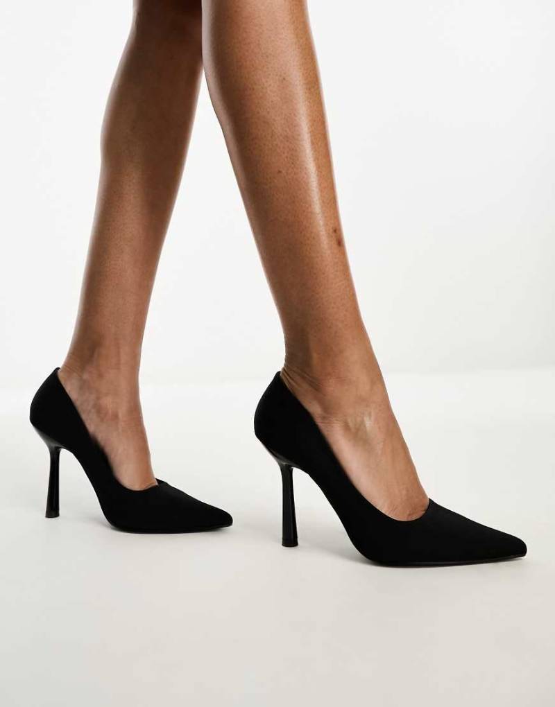 Glamorous - Spitze Pumps in Schwarz mit hohem Absatz von Glamorous