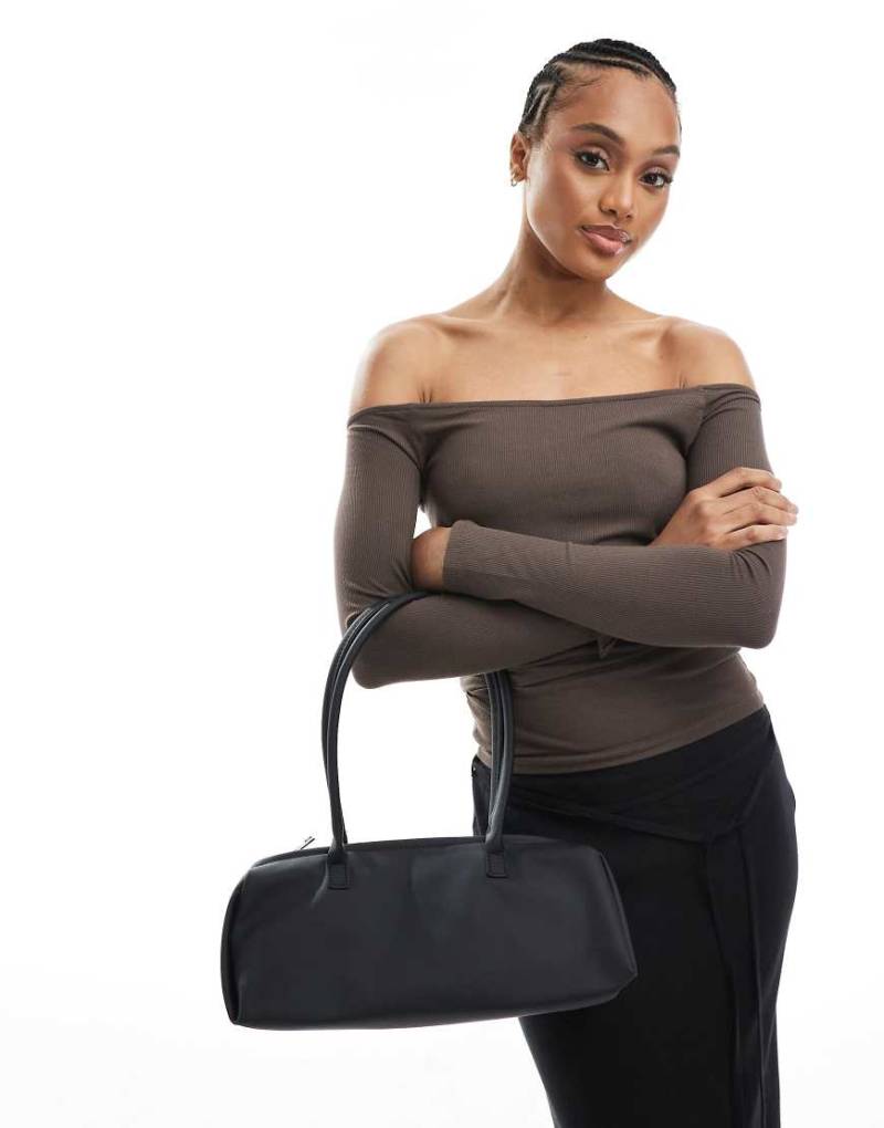 Glamorous - Weiche lange Schultertasche in Schwarz von Glamorous