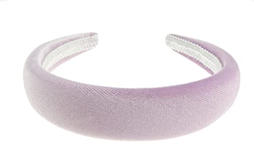 Damen-Haarreif, luxuriös, leicht gepolstert, geschwollener Samt, flach, für Winterabend, Hochzeit, Party, Geburtstag, Braut, Weihnachten, Geburtstag, Brautjungfer, Haar-Accessoires, Haarband, von Glamour Girlz