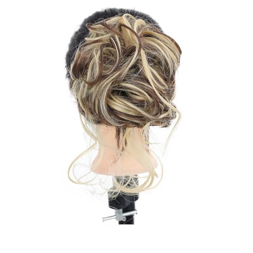 Haarteile und Extensions mit natürlichem Look, Lange Clip-In-Haarknotenverlängerung – voluminöse, unordentliche Hochsteckfrisur for den Look von Frauen,Clip-In-Pferdeschwanz-Extensions aus Echthaar(G von Solunovia