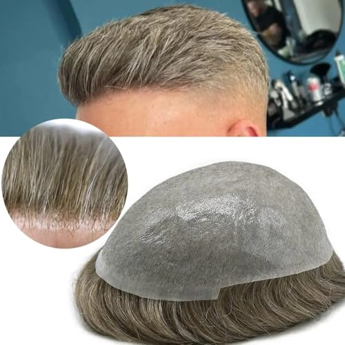 Männer mit perücke. Toupet for Männer, 0,06–0,08 mm, Poly-Haut-Haarprothese, Echthaar, Herren-Toupet, langlebige Knoten, Hautbasis, vollständiges PU-Haarsystem Du musst doch mehr sein, jeden tag(Jet B Männer mit perücke. Toupet for Männer, 0,06–0,08 mm, Poly-Haut-Haarprothese, Echthaar, Herren-Toupet, langlebige Knoten, Hautbasis, vollständiges PU-Haarsystem Du musst doch mehr sein, jeden tag(Jet B von Glamour Haven