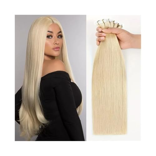 Tape-in-Haarverlängerungen Unsichtbares, nahtloses Haarglätten, 50 g/Packung, Haarverlängerungsband for Damen, Perücken Unsichtbare Tape-Ins für natürliches Aussehen und(26 inch) von Glamour Haven