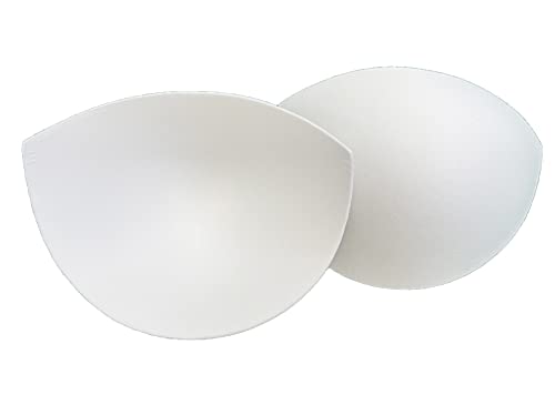 BH-Körbchen zum Einnähen – ohne Push Up – Liner Cups für Hochzeitskleider – Elfenbeinfarben (A Cup) von Glamour Secrets