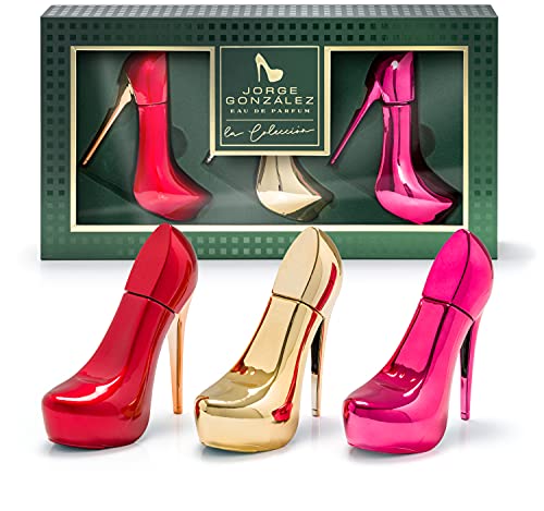 JORGE GONZÁLEZ by GLAMOUR & HEELS - La Colección Eau de Parfum Set | 150ml (3 x 50ml), Damenduft, Parfum Set, Duft für Frauen, Duftset von Jorge Gonzalez JORGE GONZÁLEZ by GLAMOUR & HEELS - La Colección Eau de Parfum Set | 150ml (3 x 50ml), Damenduft, Parfum Set, Duft für Frauen, Duftset von Jorge Gonzalez von Glamour & Heels