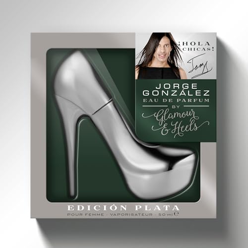 Jorge González EDICIÓN PLATA, 50ml | Eau de Parfum für Frauen, sinnlicher Damenduft mit blumigen und würzigen Noten, in einzigartigem High Heel Flakon von Jorge González Jorge González EDICIÓN PLATA, 50ml | Eau de Parfum für Frauen, sinnlicher Damenduft mit blumigen und würzigen Noten, in einzigartigem High Heel Flakon von Jorge González von Glamour & Heels