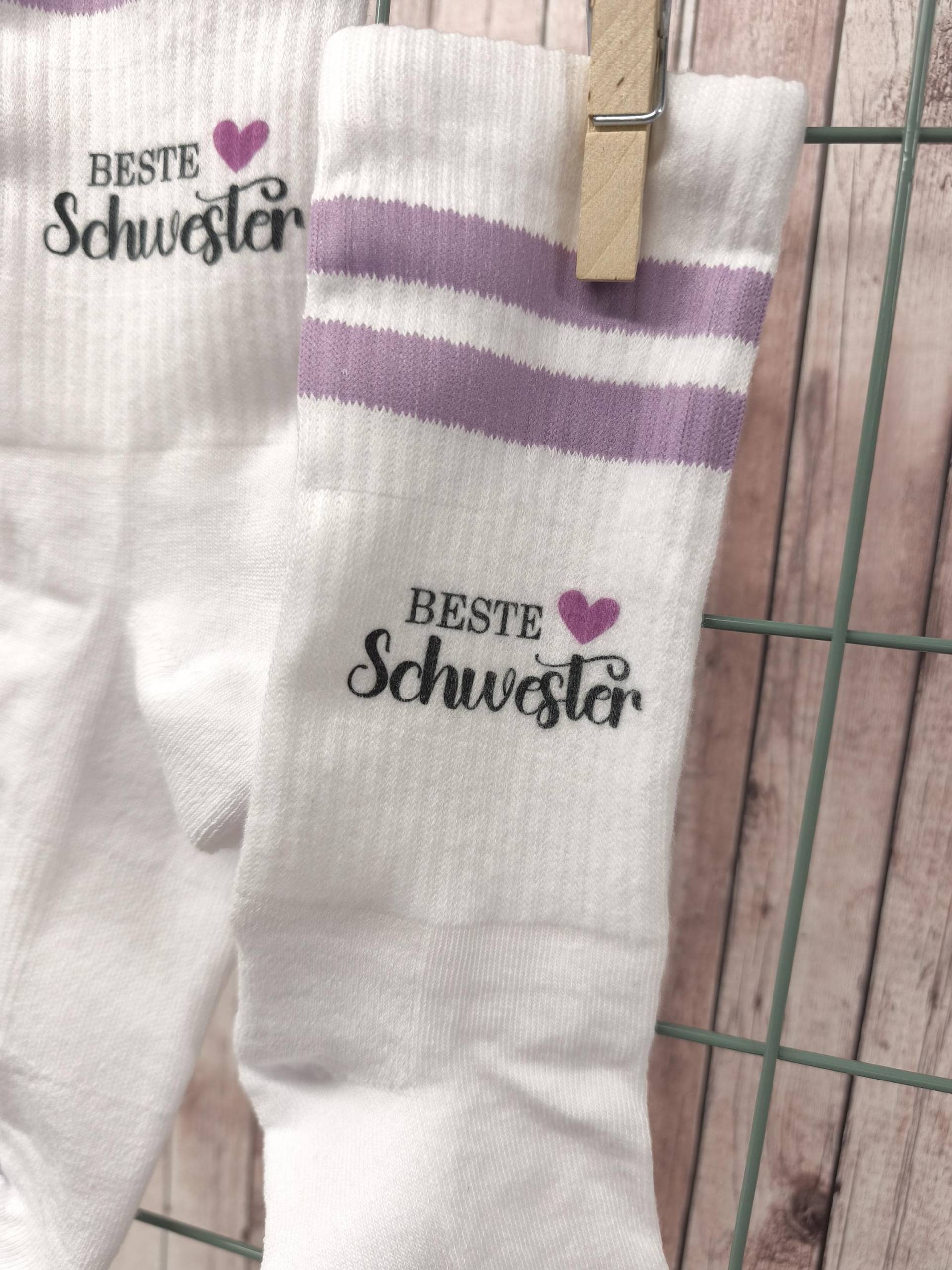 statementsocken Für Die Beste Schwester von GlamourGremma