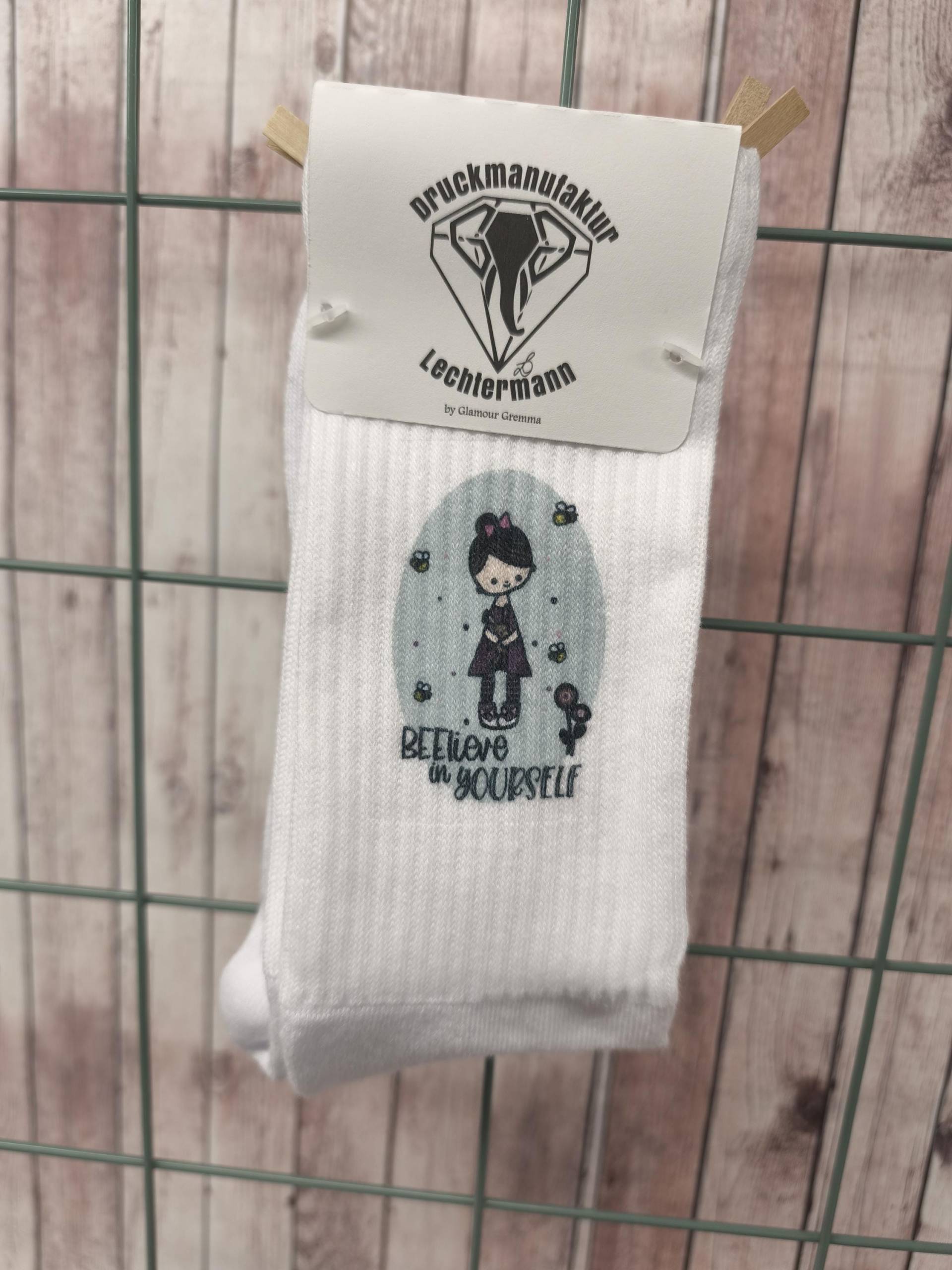 statementsocken Mit Bio-Baumwolle Für Einen Besonderen Menschen von GlamourGremma