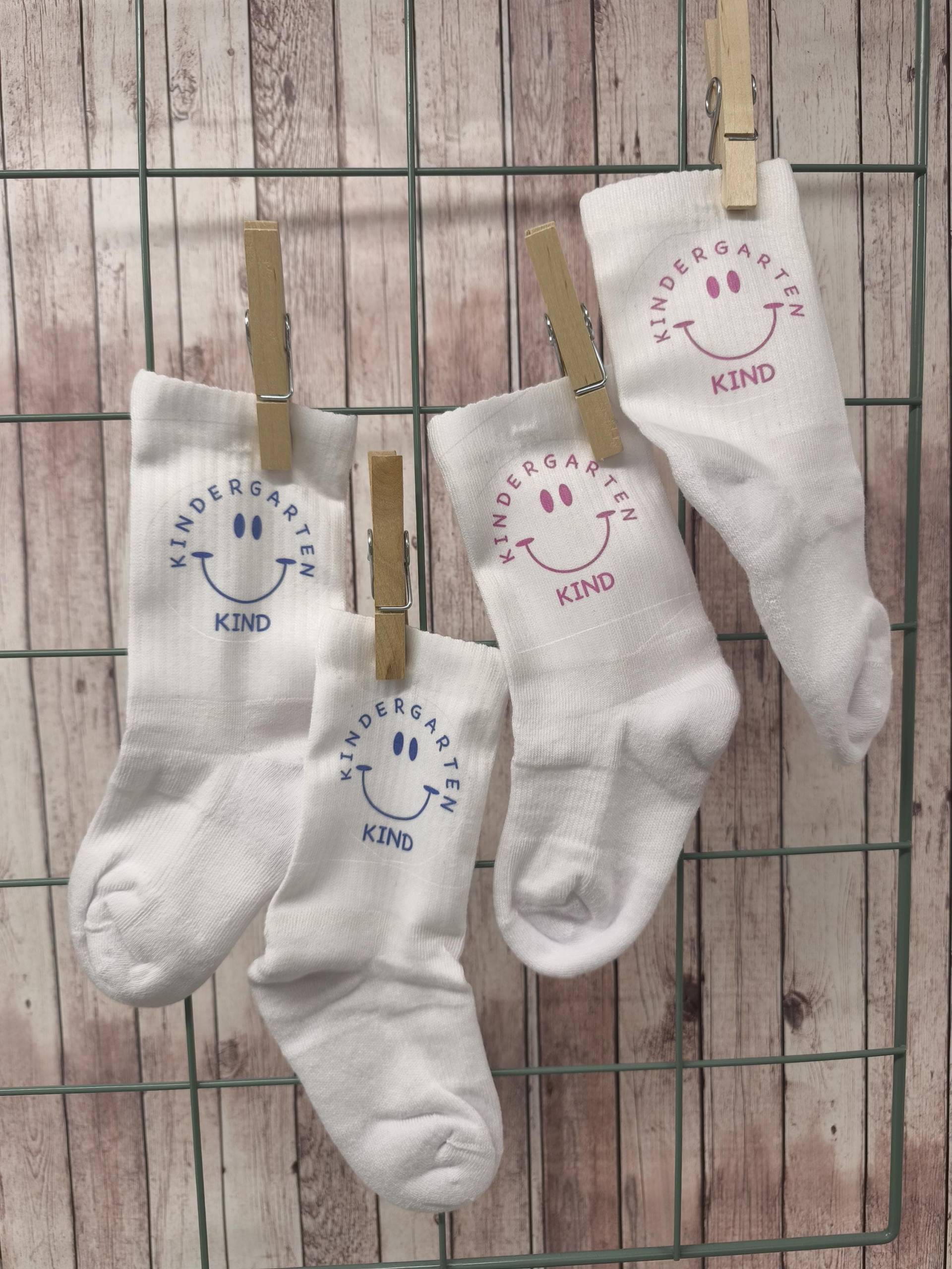 statementsocken Kindergarten Mit Bio-Baumwolle Für Kindergartenkinder von GlamourGremma