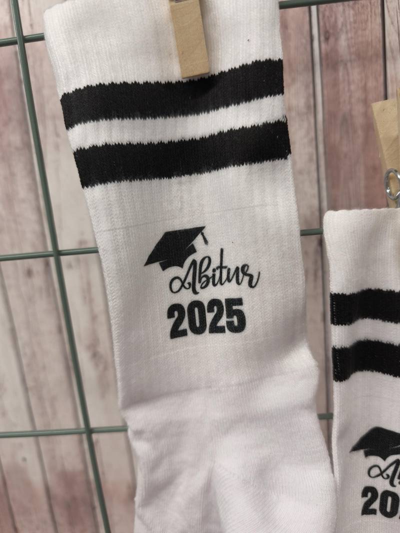statementsocken Mit Bio-Baumwolle Abi "25 statementsocken Mit Bio-Baumwolle Abi "25 von GlamourGremma