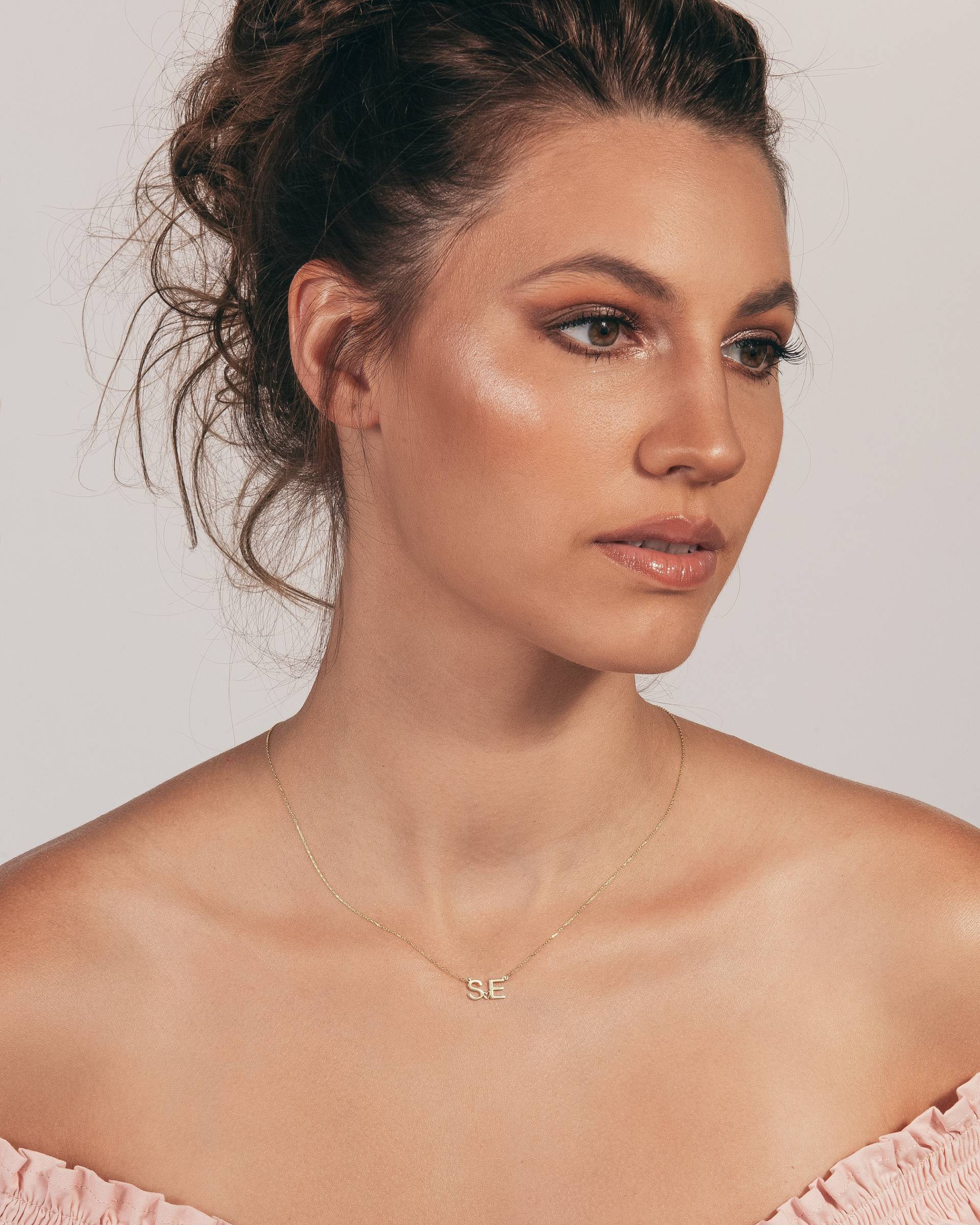 Personalisierte Initial Halskette Mit Einem Herz, Zierliche Silber Halskette, Buchstabe Monogramm Personalisierte Initial Halskette Mit Einem Herz, Zierliche Silber Halskette, Buchstabe Monogramm von GlamourJewelryHouse