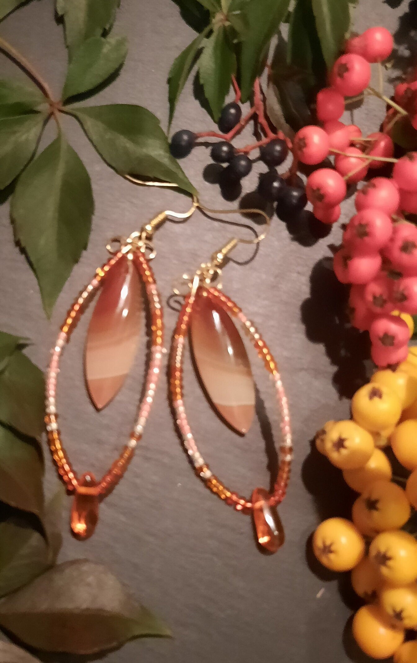 Handgefertigte Elegante Hängeohrringe Mit Karneol Und Perlen, Kollektion Herbstsonne, 18 Karat Vergoldet, Geschenk Freundin, Valentinstag Handgefertigte Elegante Hängeohrringe Mit Karneol Und Perlen, Kollektion Herbstsonne, 18 Karat Vergoldet, Geschenk Freundin, Valentinstag von GlamourPerleNicole