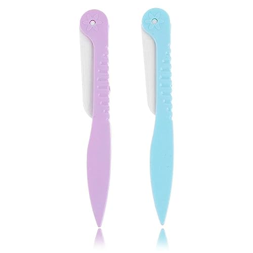 Glamza Augenbrauenformer, Rasierer, Dermaplaning, sicher, schmerzfrei, tragbar, für Damen, 2 Stück von Glamza