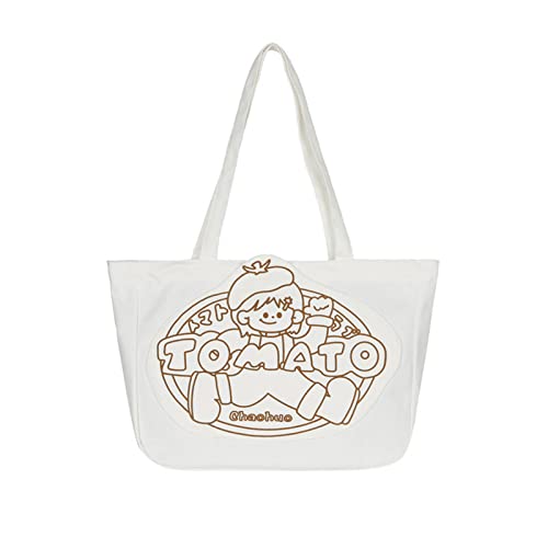 Frauen Einkaufstasche Große Kapazität Schulter Tasche Casual Handtasche Cartoon Print Tasche Student Buch Tasche Frauen Einkaufstasche Große Kapazität Schulter Tasche Casual Handtasche Cartoon Print Tasche Student Buch Tasche von Glanhbnol