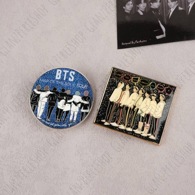 Bts Anniversary Enamel Pin, 7Th Kpop Army Gift, Gifts For Lovers Bts Anniversary Enamel Pin, 7Th Kpop Army Gift, Gifts For Lovers von GlanzPerleShop