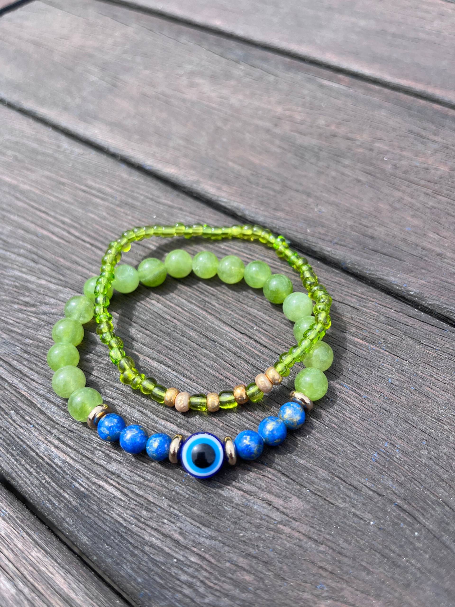 Armband Set „Green Nazar" Armband Set „Green Nazar" von GlanzPunktDesigns