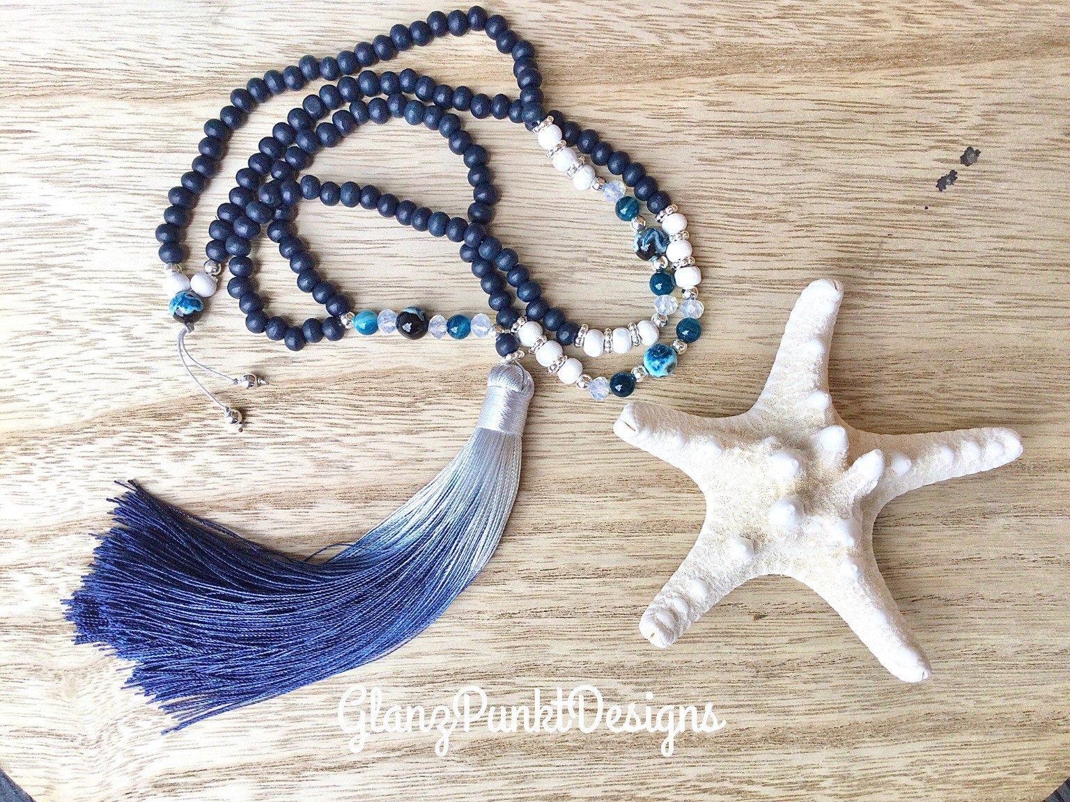Bohokette „Oceanique" Mala Hippie Bohokette „Oceanique" Mala Hippie von GlanzPunktDesigns