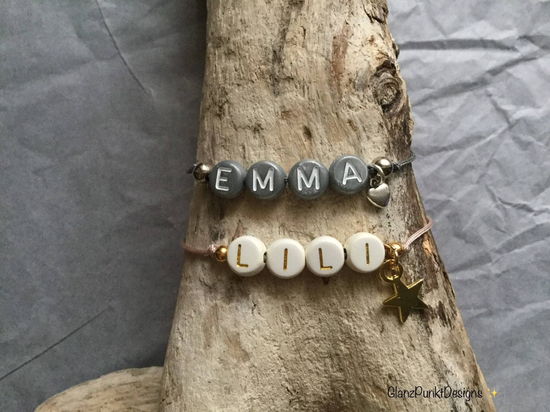 Personalisierbares Zartes Armband in Verschiedenen Farben Personalisierbares Zartes Armband in Verschiedenen Farben von GlanzPunktDesigns