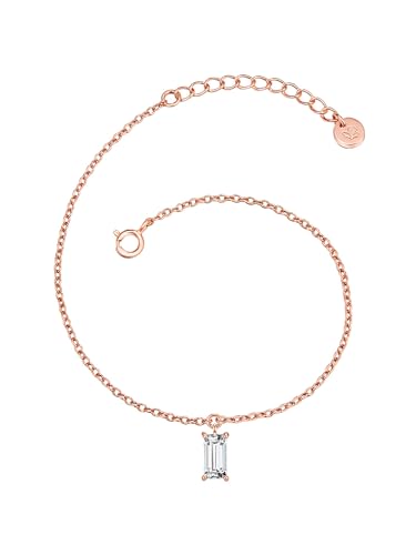 Glanzstücke München Damen-Armband aus 925 Sterling Silber rosévergoldet Zirkonia von GLANZSTÜCKE MÜNCHEN