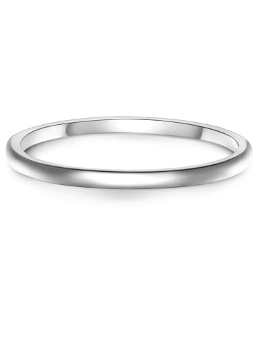 GLANZSTÜCKE MÜNCHEN Damen-Ring Sterling Silber - Stapelring Vorsteckring Silberring von GLANZSTÜCKE MÜNCHEN