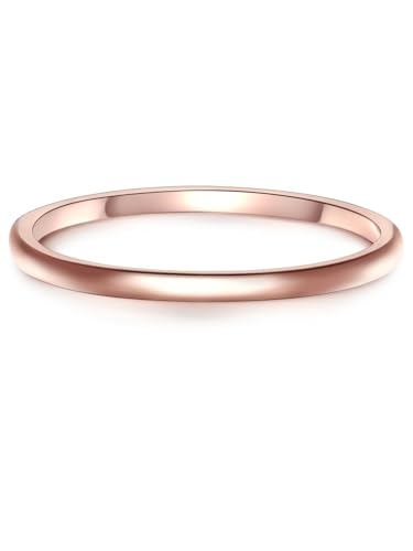 Glanzstücke München Damen-Ring Sterling Silber rosévergoldet - Roségold-Ring Steckring Vorsteckring Stapelring von GLANZSTÜCKE MÜNCHEN