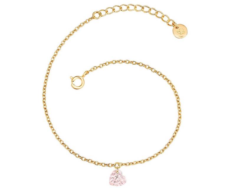 Glanzstücke München Gliederarmband GSM1982 (1-tlg), Motiv Herz von Glanzstücke München