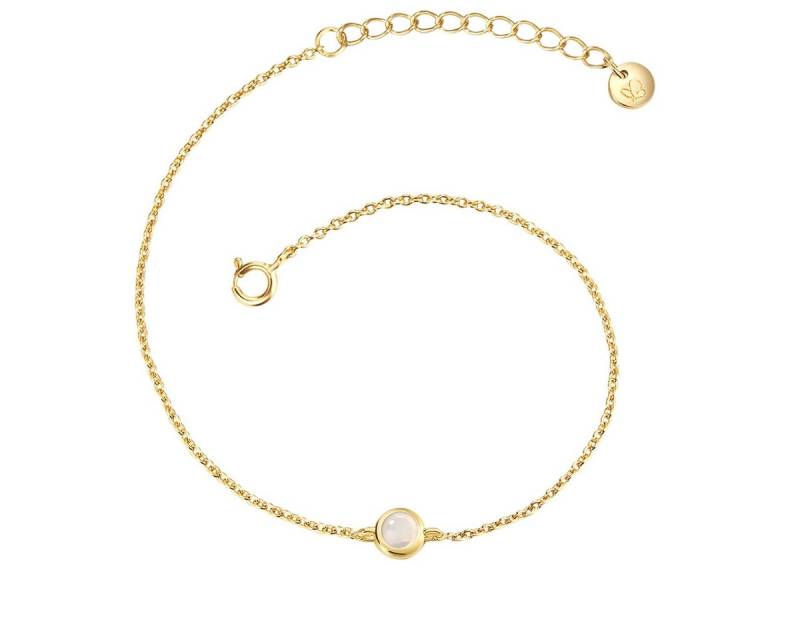 Glanzstücke München Gliederarmband GSM4002 (1-tlg), mit Mondstein (synth) von Glanzstücke München