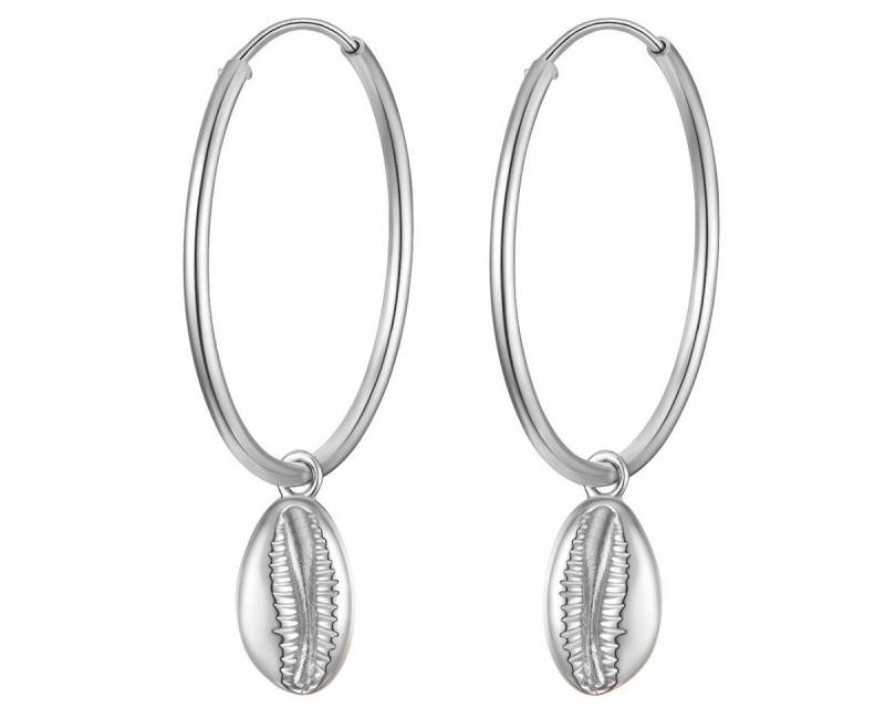 Glanzstücke München Paar Creolen Set: GSM113 (2-tlg), mit Muschel Motiv von Glanzstücke München