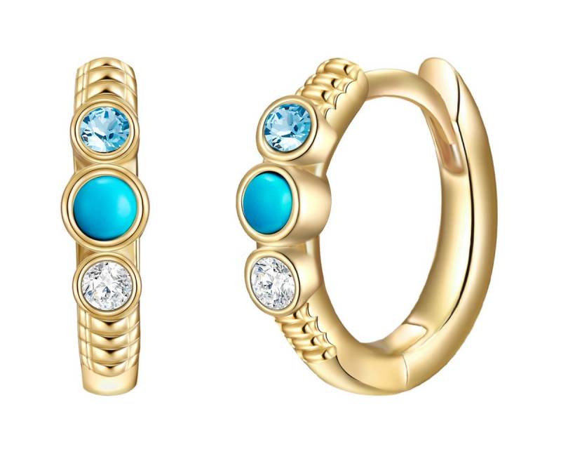 Glanzstücke München Paar Creolen Set: GSM889 (2-tlg), aus Sterling Silber von Glanzstücke München