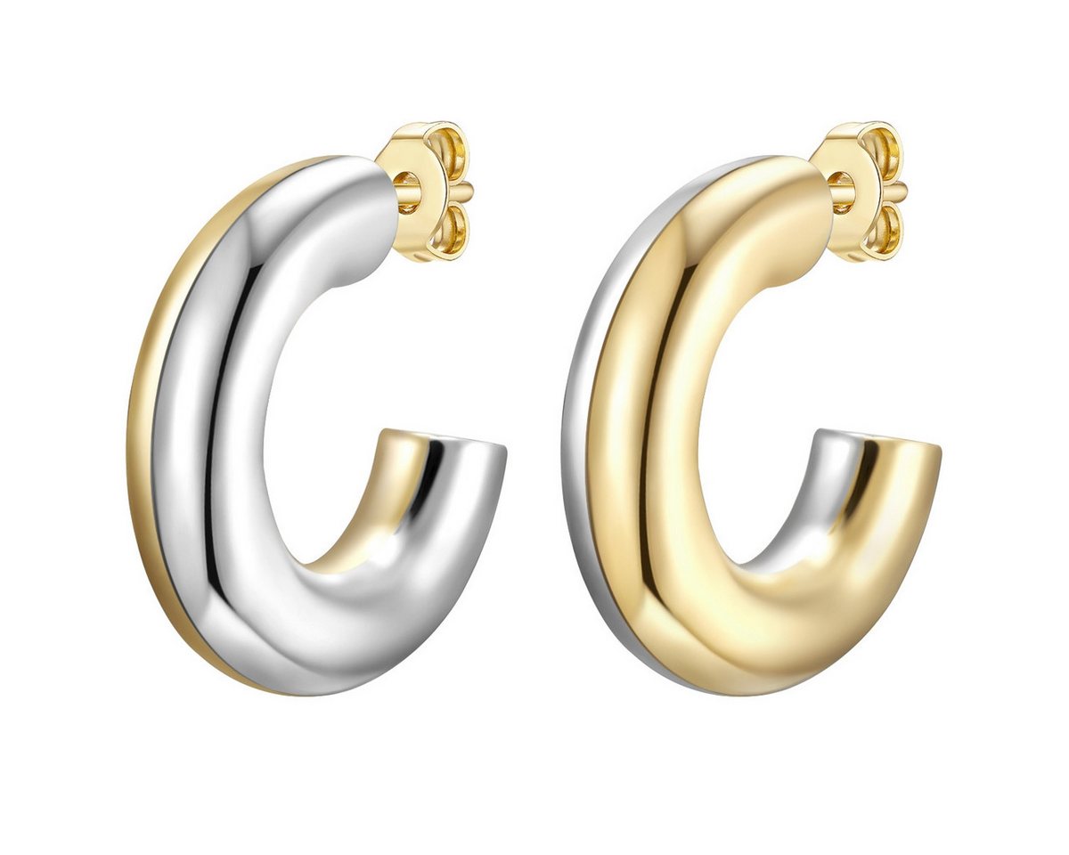 Glanzstücke München Paar Creolen Set: GSM928 (2-tlg), aus Sterling Silber von Glanzstücke München