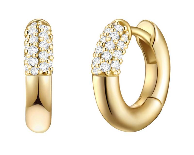 Glanzstücke München Paar Creolen Set: GSM978 (2-tlg), aus Sterling Silber von Glanzstücke München