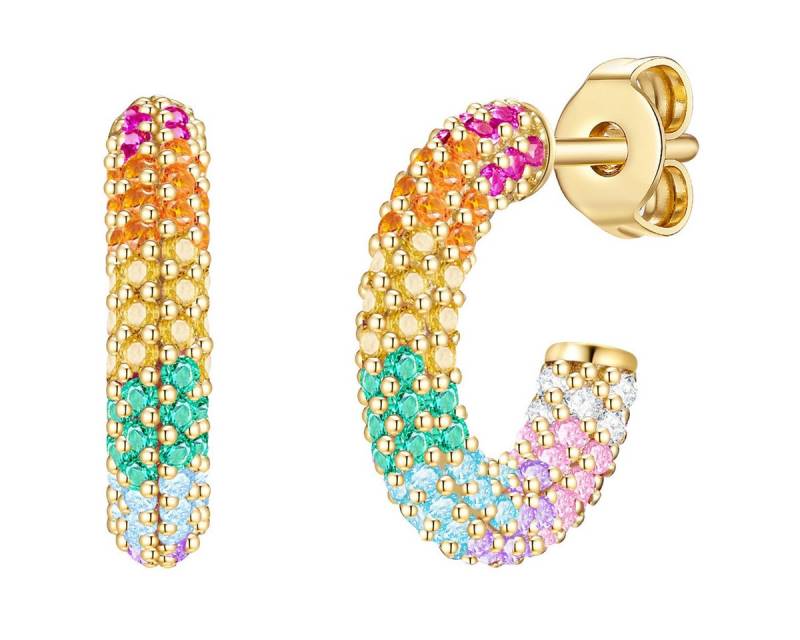 Glanzstücke München Paar Creolen Set: GSM986 (2-tlg), aus Sterling Silber von Glanzstücke München