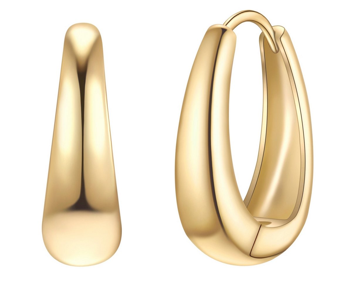 Glanzstücke München Paar Creolen gelbgold von Glanzstücke München