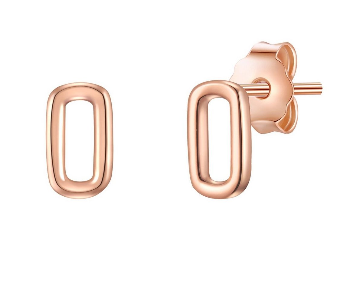 Glanzstücke München Paar Ohrstecker rosegold, aus Sterling silber von Glanzstücke München