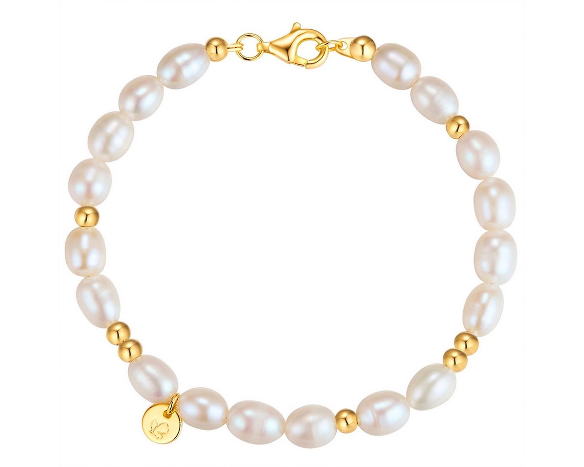 Glanzstücke München Perlenarmband GSM1984 (1-tlg), mit Süßwasser-Zuchtperlen von Glanzstücke München