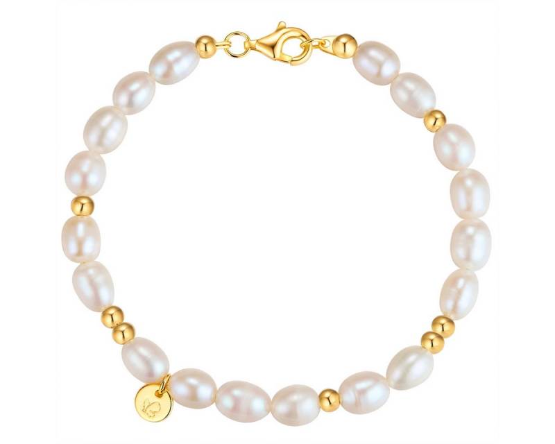 Glanzstücke München Perlenarmband GSM1984 (1-tlg), mit Süßwasser-Zuchtperlen von Glanzstücke München