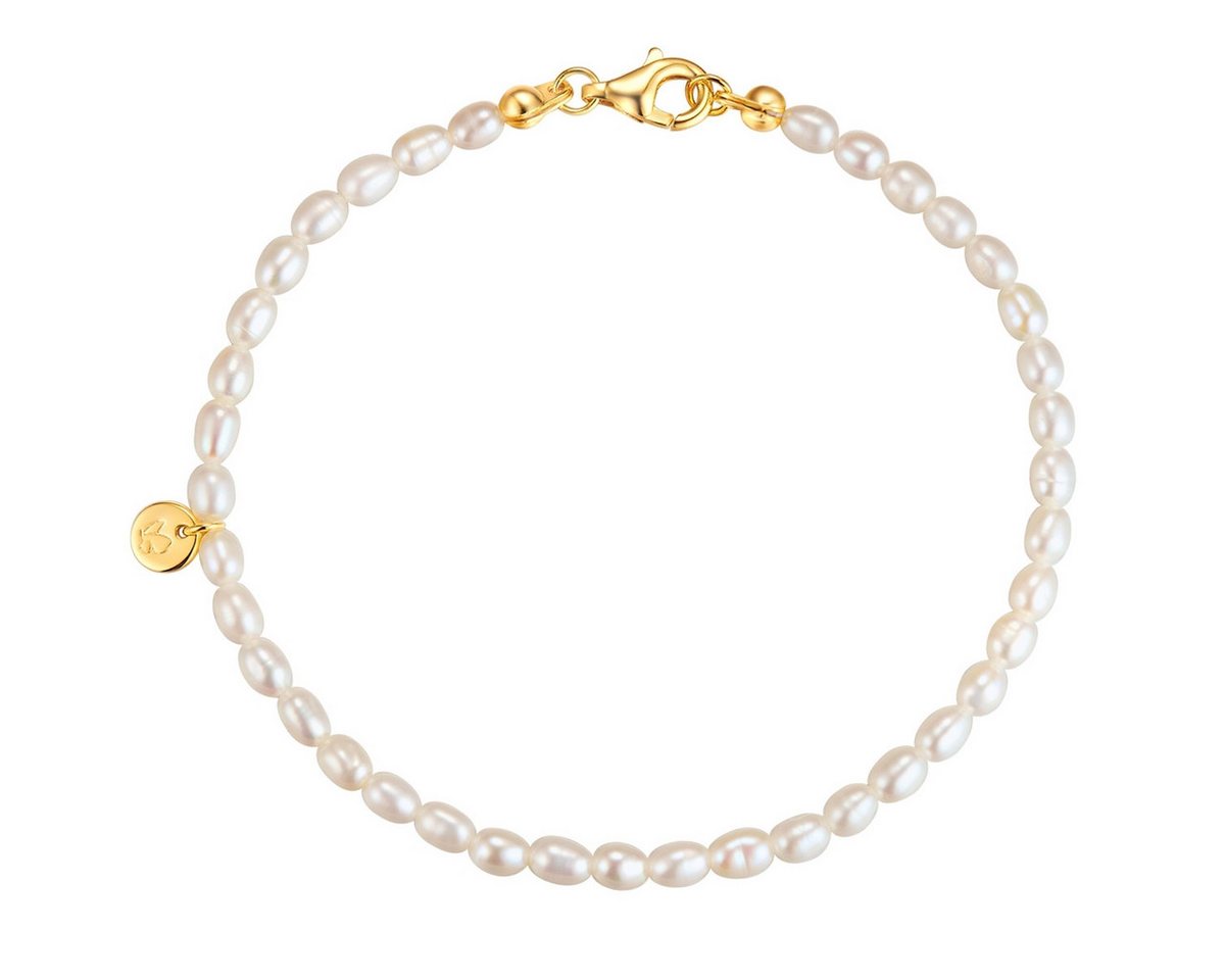 Glanzstücke München Perlenarmband GSM1987 (1-tlg), mit Süßwasser-Zuchtperlen von Glanzstücke München
