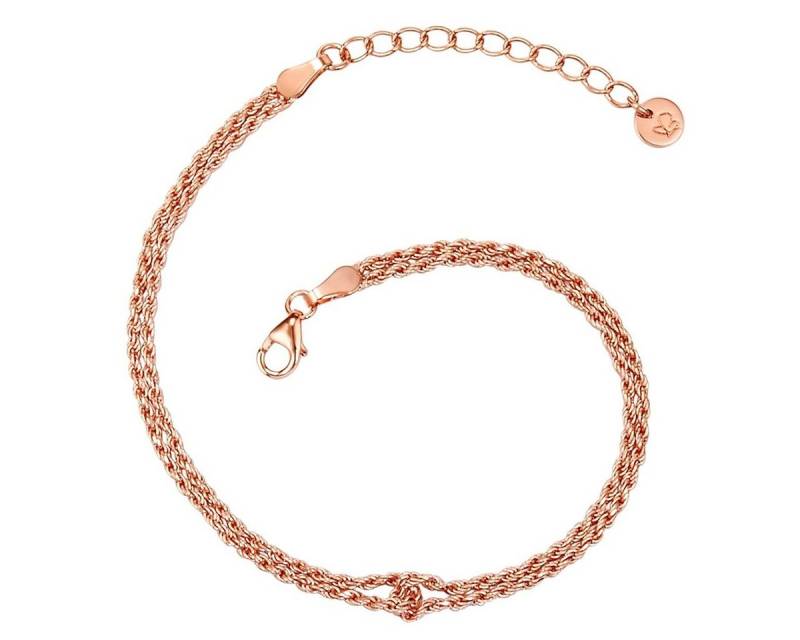 Glanzstücke München Silberarmband roségold, aus Sterling Silber von Glanzstücke München