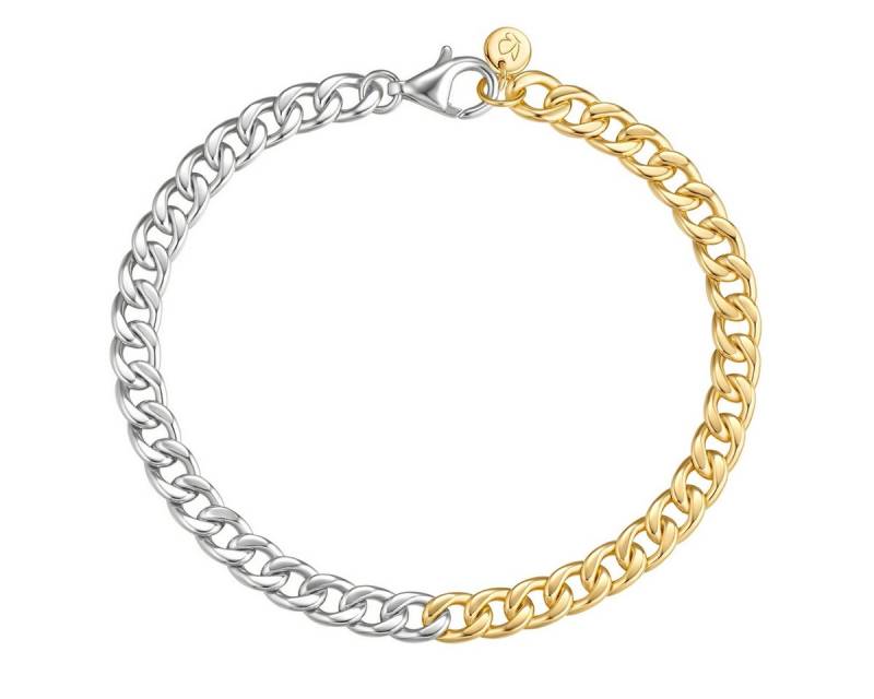 Glanzstücke München Silberarmband silber/gelbgold von Glanzstücke München