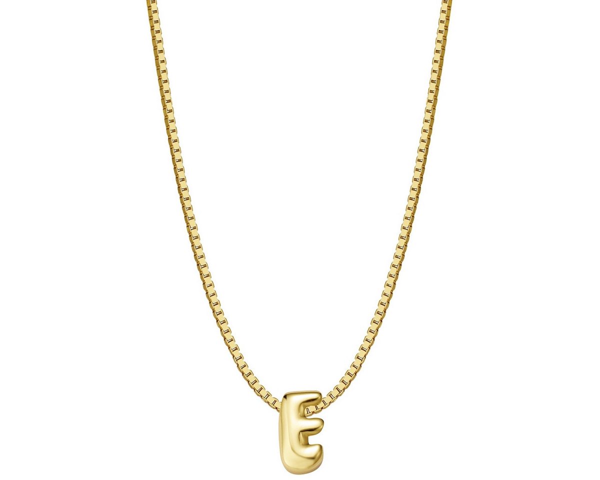 Glanzstücke München Silberkette Buchstabe E gelbgold von Glanzstücke München