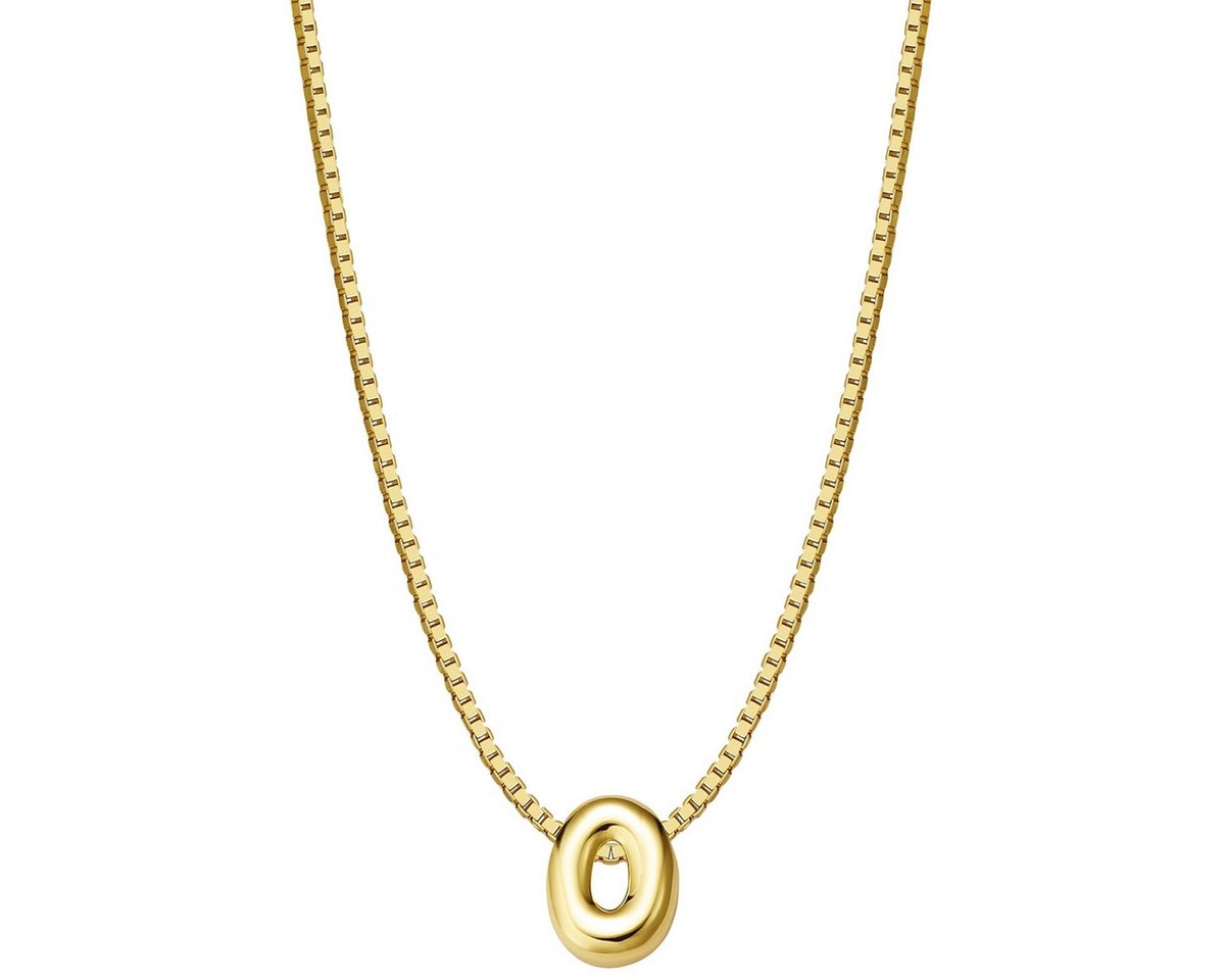 Glanzstücke München Silberkette Buchstabe O gelbgold von Glanzstücke München