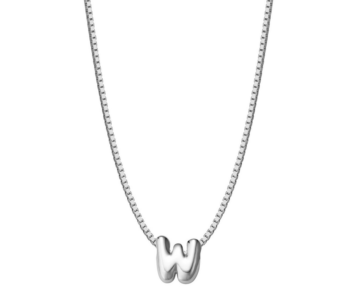 Glanzstücke München Silberkette Buchstabe W silber von Glanzstücke München