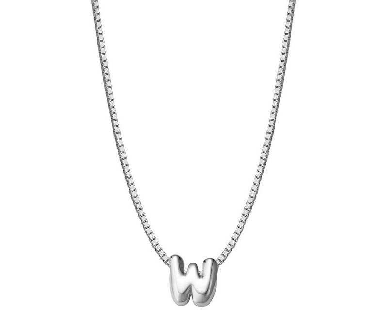 Glanzstücke München Silberkette Buchstabe W silber von Glanzstücke München