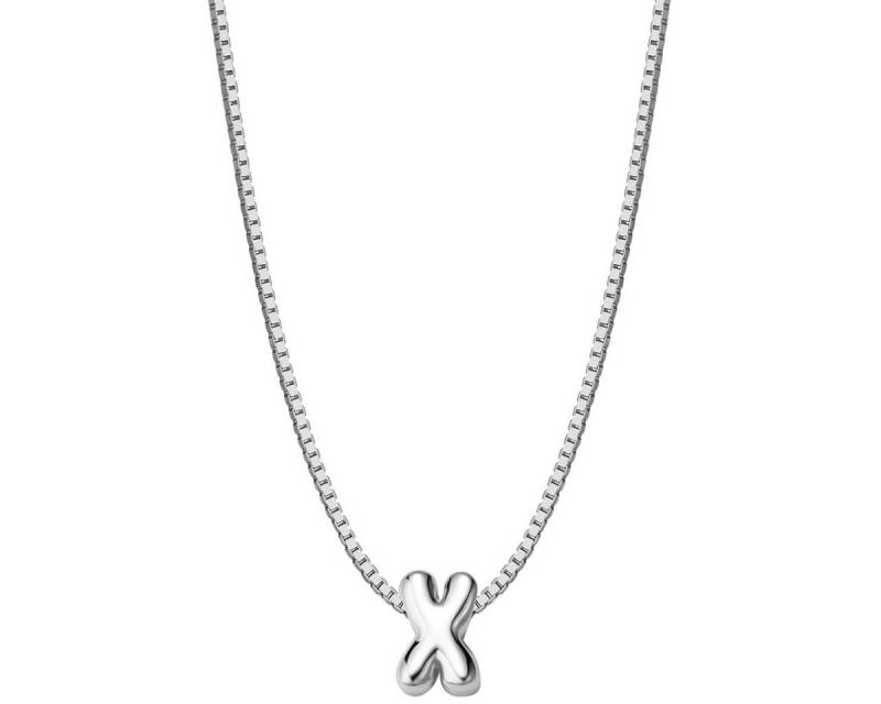 Glanzstücke München Silberkette Buchstabe X silber von Glanzstücke München