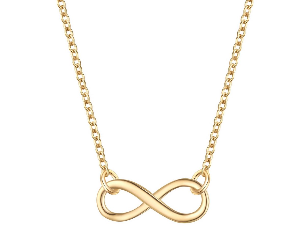 Glanzstücke München Silberkette Infinity gelbgold von Glanzstücke München