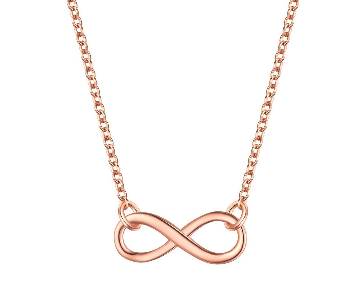 Glanzstücke München Silberkette Infinity roségold von Glanzstücke München
