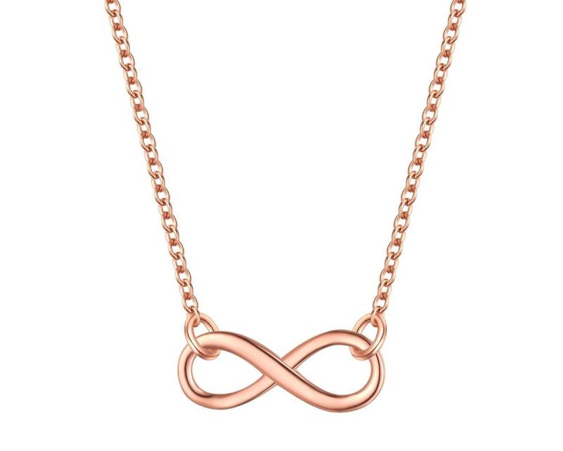 Glanzstücke München Silberkette Infinity roségold von Glanzstücke München
