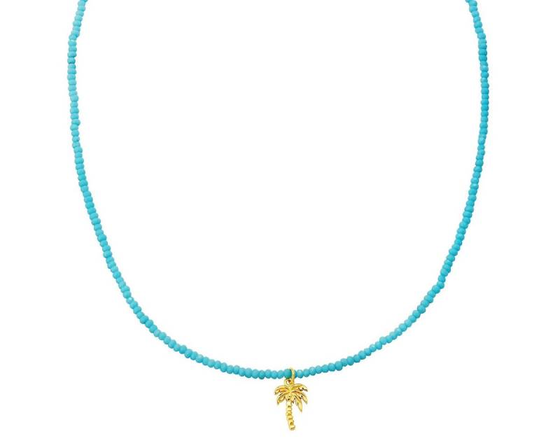 Glanzstücke München Silberkette Palme gelbgold von Glanzstücke München